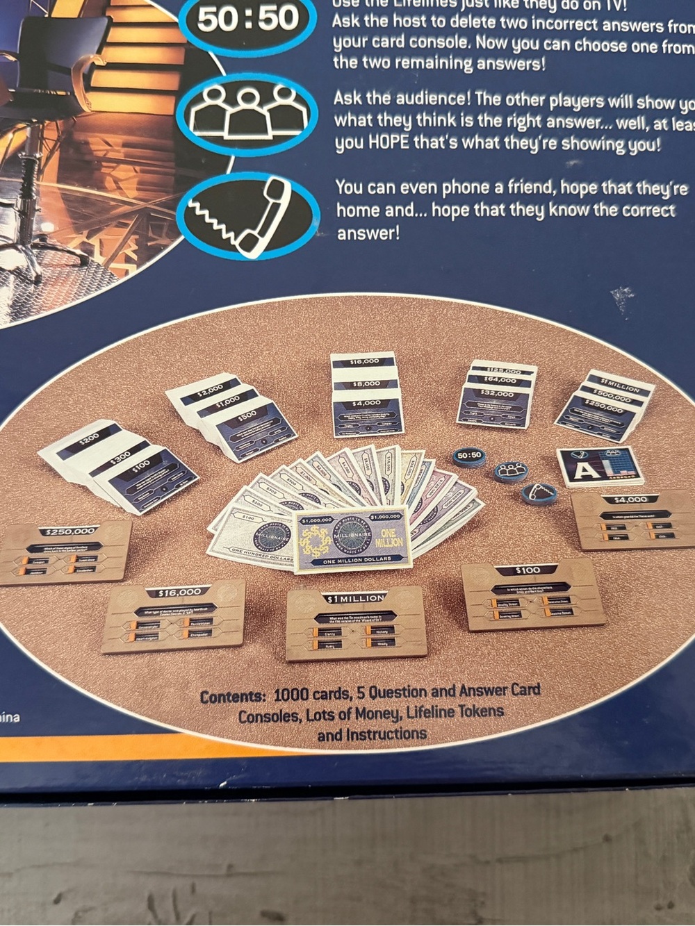 Who Wants To Be A Millionaire Board Game 2000 (Used, but Complete) - Picture 4 of 10